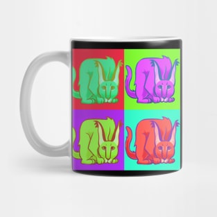 Floppa ala Andy Warhol Mug